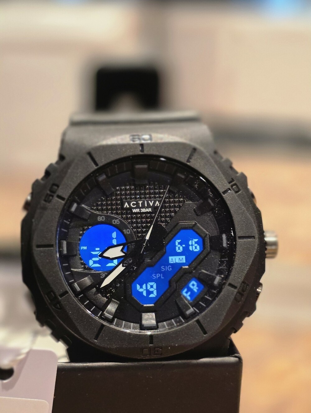 Invicta All-Black Analog-Digital Sport Watch